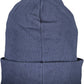 Chic Blue Cotton Cap with Logo Appliqué