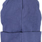 Sleek Blue Cotton Cap with Emblem Detail