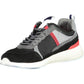 North Sails Sleek Black Leather Sneakers