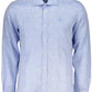 Elegant Light Blue Linen Shirt