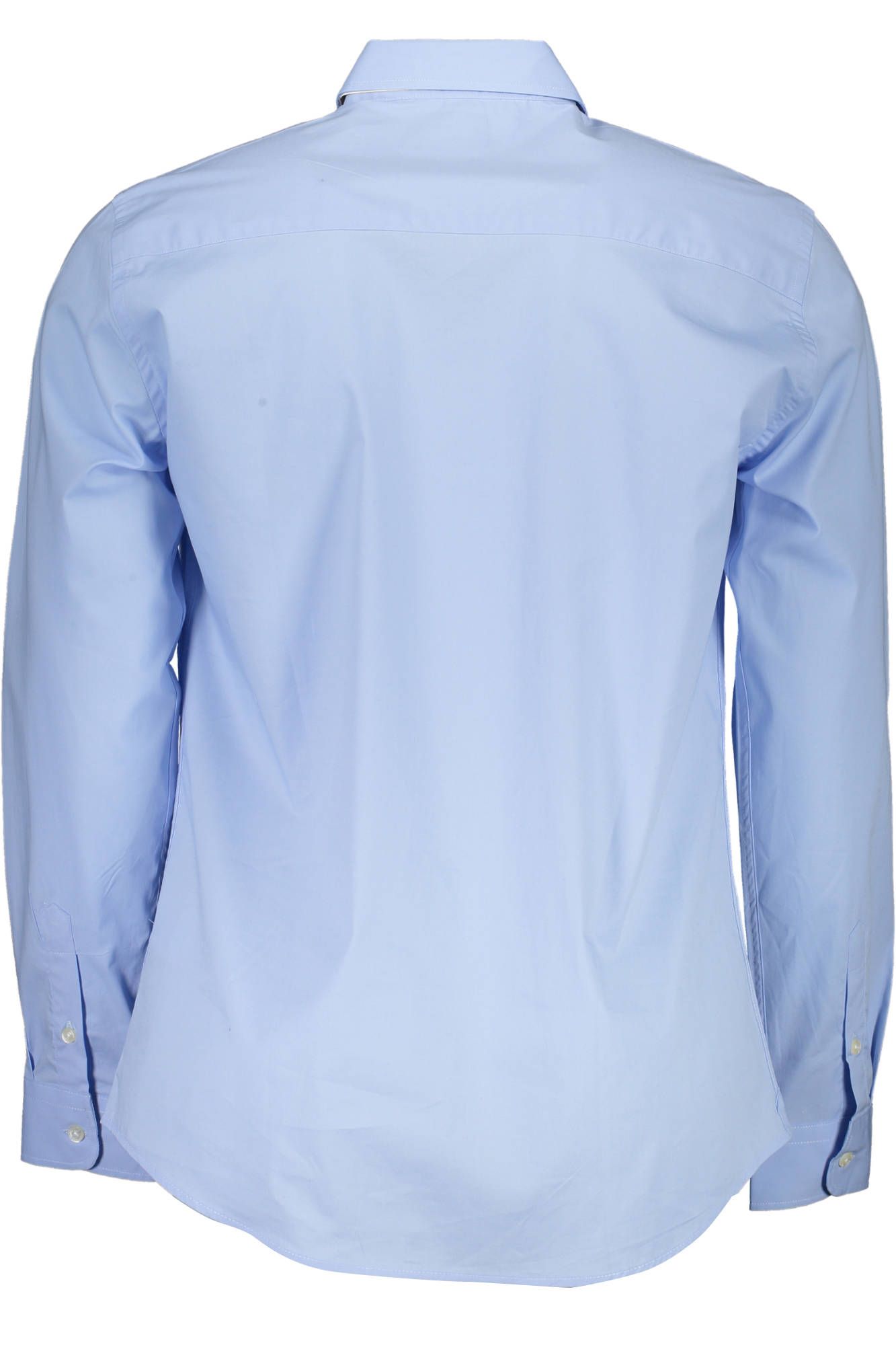 Elegant Light Blue Long Sleeve Shirt