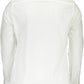 Elegant White Stretch Cotton Shirt
