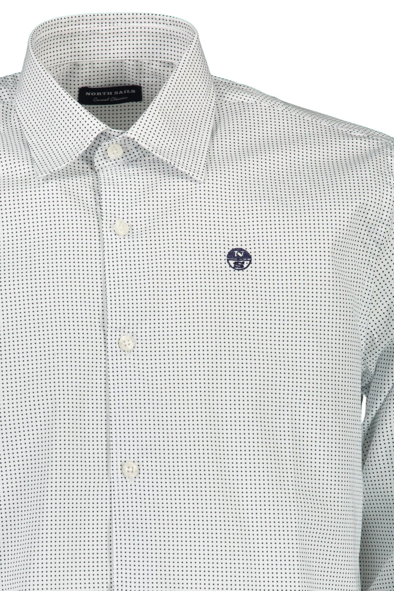 Elegant White Cotton Shirt for the Modern Man