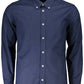 Chic Blue Regular Fit Button-Down Shirt
