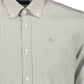 Chic Gray Button-Down Long Sleeve Shirt