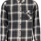 Elegant Black Cotton Long Sleeve Shirt