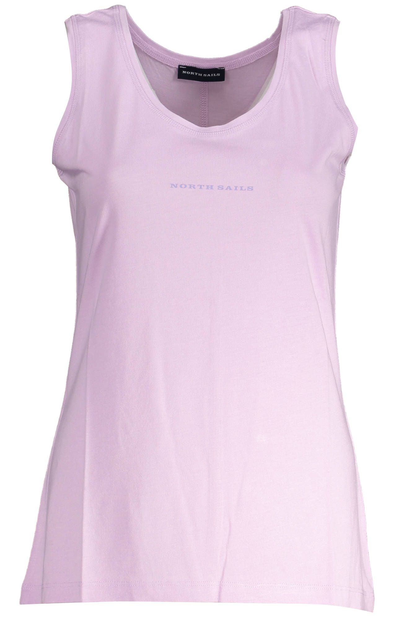 Eco-Conscious Pink Tank Top with Logo Print