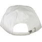 Elegant White Visor Cap with Logo Detail