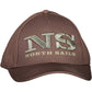 Chic Embroidered Cotton Cap with Visor
