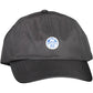 Sleek Black Visor Cap with Logo Detail