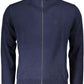 Chic High Collar Zip Cardigan in Organic Cotton