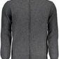 Classic Gray Wool Zip Cardigan