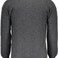 Classic Gray Wool Zip Cardigan