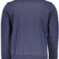 Chic Blue Zippered Sweatshirt with Logo