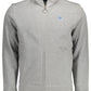 Chic Gray Long-Sleeved Zip Sweatshirt