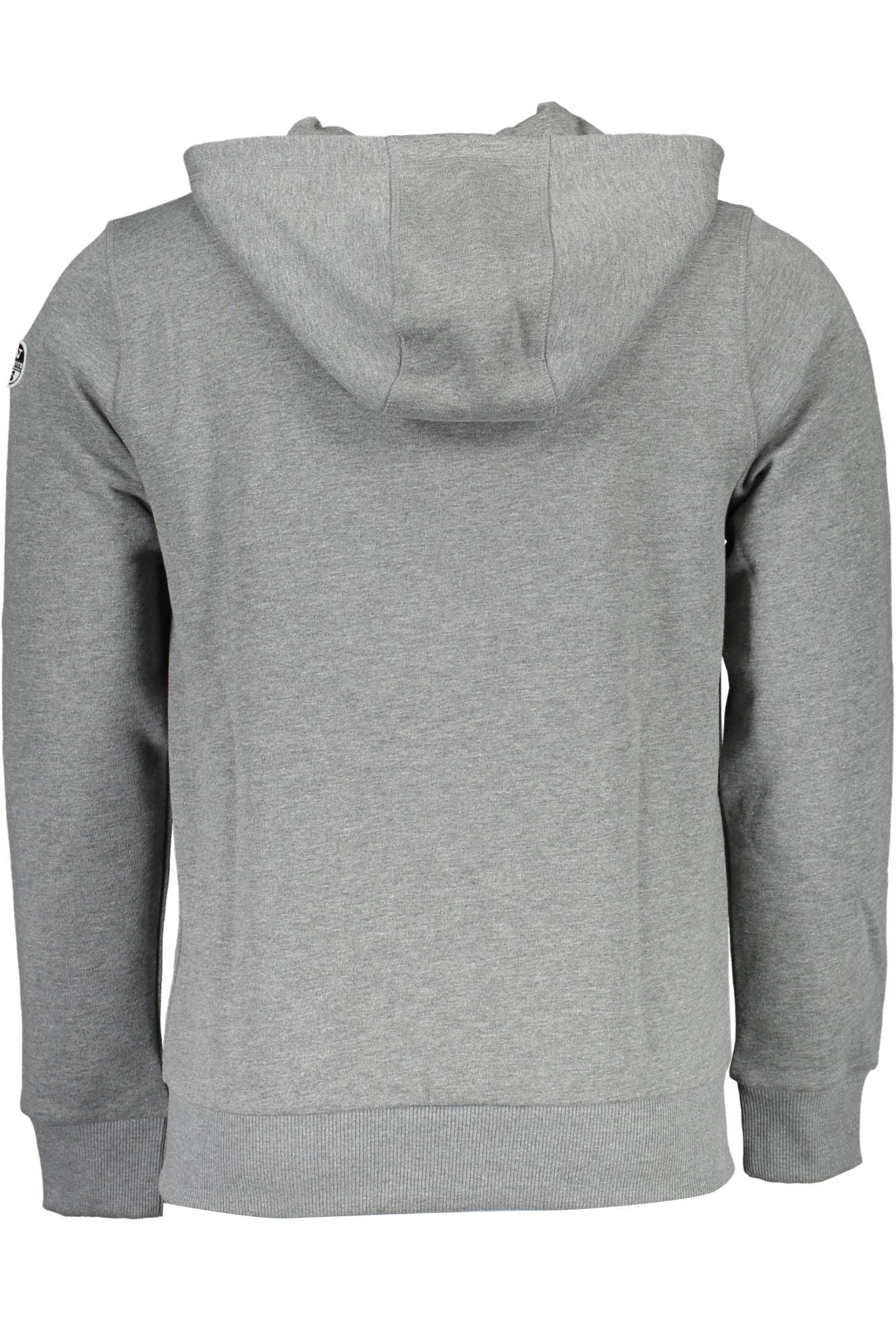 Elegant Full-Zip Hooded Sweatshirt