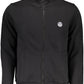 Zippered Long-Sleeve Sweatshirt with Logo