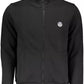 Sleek Black Zip Sweater with Logo Detail
