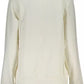 Chic Organic Cotton White Crewneck Sweater