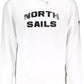 Chic White Hooded Sweatshirt with Central Pocket