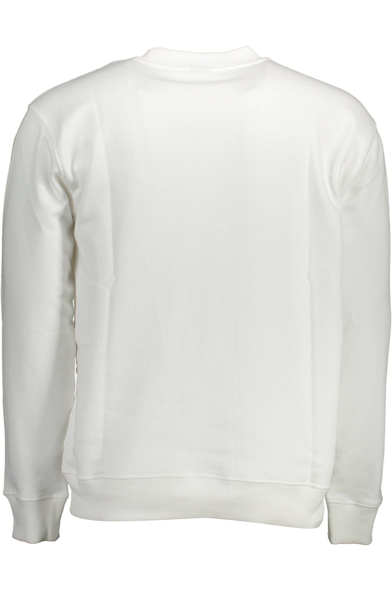 Classic White Round Neck Sweatshirt