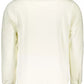 Elegant White Round Neck Sweatshirt