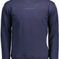Blue Cotton Crew Neck Sweater