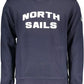 Blue Long-Sleeved Printed Sweatshirt
