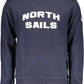 Chic Coastal Blue Cotton Sweatshirt