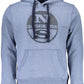 Chic Coastal Blue Hooded Sweatshirt
