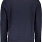 Blue Cotton Round Neck Sweatshirt