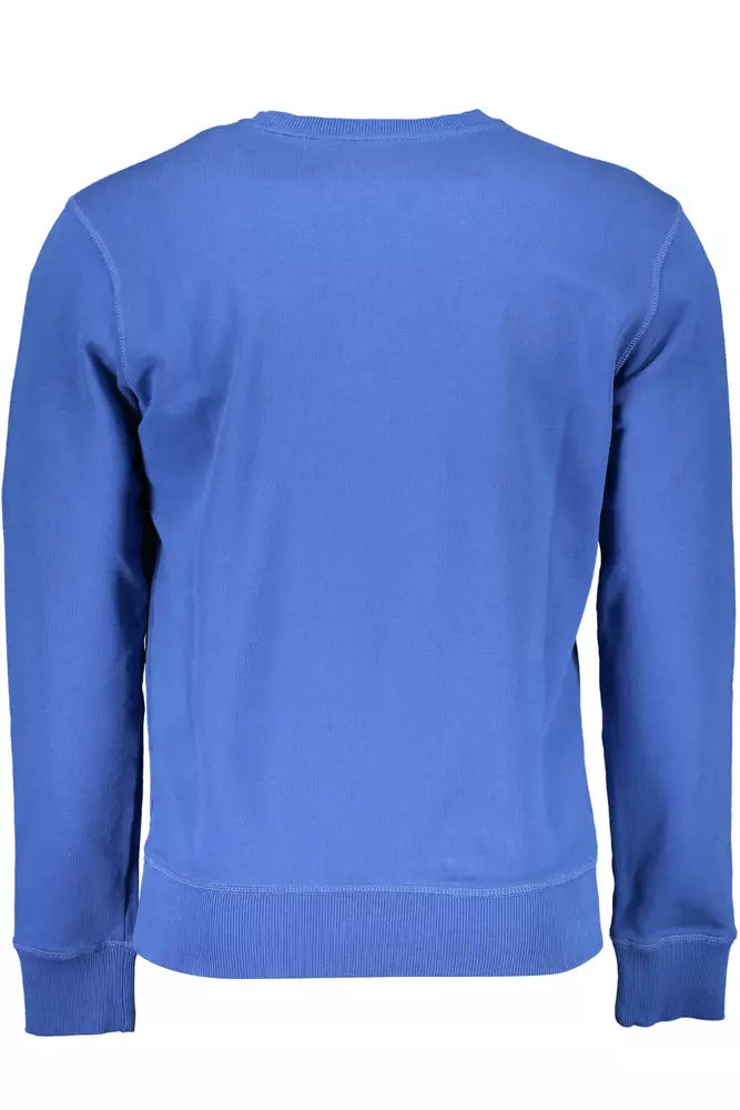 Organic Cotton Logo Sweatshirt in Blue