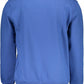 Elevated Blue Cotton Crewneck Sweatshirt