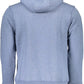 Chic Coastal Blue Hooded Sweatshirt