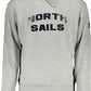 Hooded Gray Long-Sleeve Cotton Sweatshirt