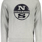Chic Gray Cotton Crew Neck Sweater