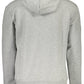 Hooded Gray Long-Sleeve Cotton Sweatshirt