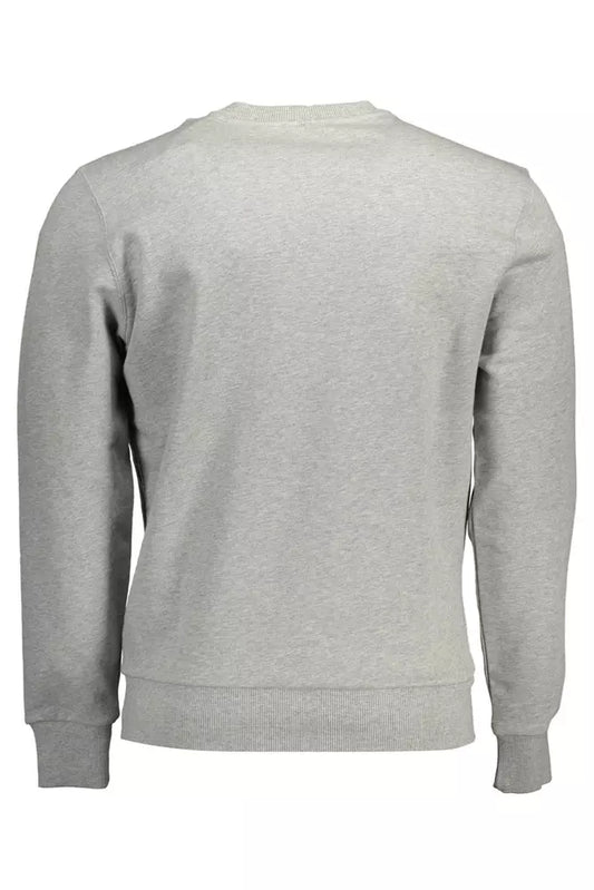 Elevated Comfort Gray Cotton Sweater