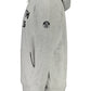 Hooded Gray Long-Sleeve Cotton Sweatshirt