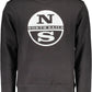 Chic Black Cotton Logo Sweatshirt