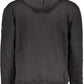 Sleek Hooded Sweatshirt with Central Pocket
