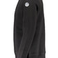 Sleek Black Cotton Sweatshirt with Logo