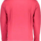 Radiant Red Round Neck Sweatshirt with Logo
