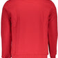 Sophisticated Red Round Neck Sweatshirt
