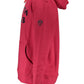 Vibrant Red Hooded Sweatshirt with Logo