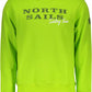Green Round Neck Printed Logo Sweatshirt