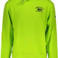 Green Hooded Sweatshirt With Central Pocket