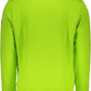 Green Round Neck Printed Logo Sweatshirt