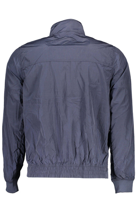 Chic Blue Sports Jacket with Multiple Pockets