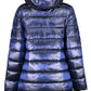 Chic Hooded Jacket with Logo Application
